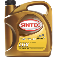 Моторное масло Sintec Lux 5W-40 API SL/CF 5л