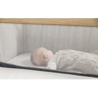 Приставная детская кроватка Tutti Bambini CoZee (oak and charcoal)