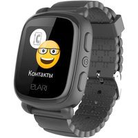 Детские умные часы Elari KidPhone 2 (черный)