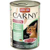 Консервированный корм для кошек Animonda Carny Kitten с говядиной, курицей и кроликом 0.4 кг