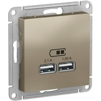 Розетка USB Schneider Electric Atlas Design ATN000533