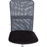 Кресло TetChair Star флок/ткань (черный/серый, 35/W-12)