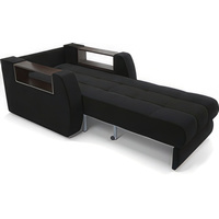 Кресло-кровать Мебель-АРС Барон №3 (велюр, черный HB-178 17)