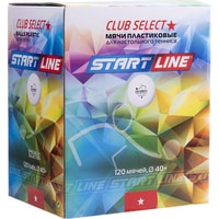 Мяч для настольного тенниса Start Line Club Select (1 звезда, 120 шт., белый) 311209