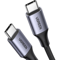 Кабель Ugreen US535 90440 USB Type-C - USB Type-C (2 м, черный)