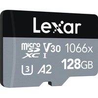 Карта памяти Lexar microSDXC LMS1066128G-BNANG 128GB (с адаптером)