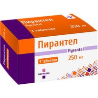 Препарат для лечения заболеваний ЖКТ Фармлэнд Пирантел, 250 мг, 3 табл.