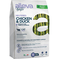 Сухой корм для кошек Alleva Holistic Adult Chicken & Duck + Sugarcane fiber & Ginseng (Курица с уткой + клетчатка сахарного тростника и женьшень) 1.5 кг