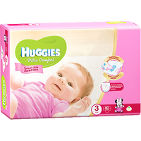 Подгузники Huggies Ultra Comfort 3 для девочек (80 шт)