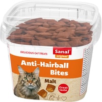 Лакомство для кошек Sanal Original Malt Anti-Hairball Bites 75 г