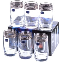 Набор стаканов для воды и напитков Bohemia Crystal Ideal 25015/378500/250
