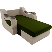 Кресло-кровать Лига диванов Меркурий 100674 60 см (зеленый/бежевый)