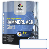 Эмаль Dufa Hammerlack на ржавчину гладкая RAL9010 (750 мл, белый)