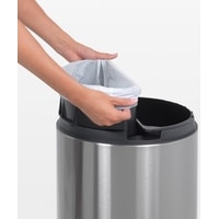 Система сортировки мусора Brabantia Touch Bin Recycle 2 x 20 л (стальной защитой от отпечатков)