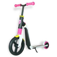 Двухколесный детский самокат Scoot & Ride Highwayfreak (белый/розовый/желтый)