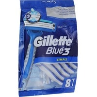 Бритвенный станок Gillette Blue Simple3 (8 шт) 7702018429660