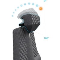 Кресло Kulik System Nano (с подголовником, серый)
