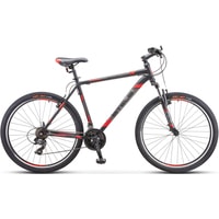 Велосипед Stels Navigator 700 V 27.5 F010 р.17.5 2020 (черный/красный)