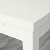 Кухонный стол Ikea Бьюрста (белый) [003.588.29]