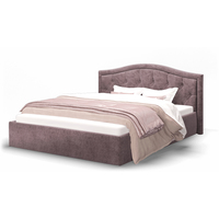 Кровать MLK Стелла 200x160 (Велюр/Rock 12 Серо-фиолетовый)