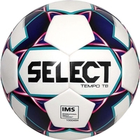 Футбольный мяч Select Tempo TB (5 размер, белый/темно-синий/розовый)