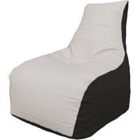 Кресло-мешок Flagman Бумеранг Б1.3-29 (белый/черный)