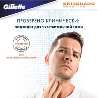 Сменные кассеты для бритья Gillette Skinguard Sensitive (6 шт) 7702018488322