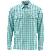 Рубашка Simms Big Sky LS Shirt (S, зеленый/белый)