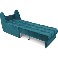 Кресло-кровать Мебель-АРС Барон №2 (бархат, сине-зеленый Star Velvet 43 Black Green) в Гродно