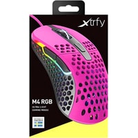 Игровая мышь Xtrfy M4 (розовый)