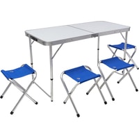 Стол со стульями Jungle Camp Event Set 120 (синий)