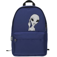 Городской рюкзак Vtrende Дерзкий Инопланетянин (синий)