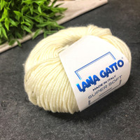 Пряжа для вязания Lana Gatto Super Soft 978 50 г 125 м (молочный)