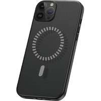 Чехол для телефона Baseus Fauxther Magnetic для iPhone 15 Pro Max (черный)