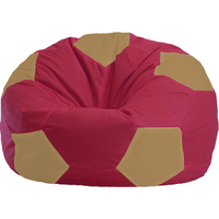 Кресло-мешок Flagman Мяч Стандарт М1.1-301 (бордовый/бежевый)