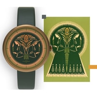 Наручные часы HVILINA Vycinanka Paparac-kvietka (Fern Flower Gold)