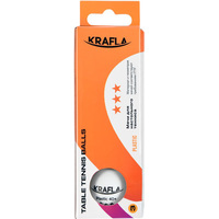 Мяч для настольного тенниса Krafla KFL-AQB-WT3000 (3 шт)