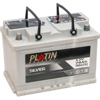 Автомобильный аккумулятор Platin Silver R+ низ (78 А·ч)