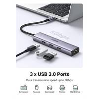 USB-хаб  Ugreen CM475 USB C to Ethernet 60600