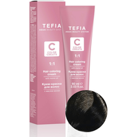 Крем-краска для волос Tefia Color Creats 3/0 (темный брюнет)
