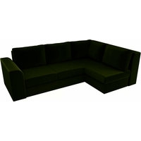 Угловой диван Лига диванов Пауэр 100205 (зеленый)