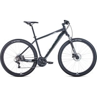 Велосипед Forward Apache 29 3.2 disc р.19 2021 (черный/серый)