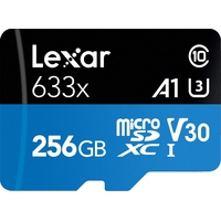 Карта памяти Lexar LSDMI256BBEU633A microSDHC 256GB + адаптер