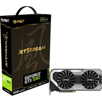 Видеокарта Palit GeForce GTX 1080 JetStream 8GB GDDR5X [NEB1080015P2-1040J]