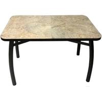 Кухонный стол Solt 110x70 (мрамор золото/ноги усиленные шелби-дуо черные)