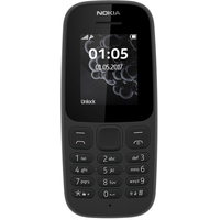 Кнопочный телефон Nokia 105 Dual SIM (2017) (черный)
