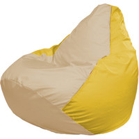 Кресло-мешок Flagman Груша Макси Г2.1-148 (желтый/бежевый)