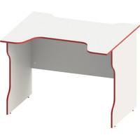 Геймерский стол Mebelain Vardig К2 (белый/красный)