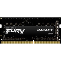 Оперативная память Kingston FURY Impact 16GB DDR4 SODIMM PC4-23400 KF429S17IB/16