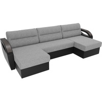 П-образный диван Лига диванов Форсайт 101209 (серый)